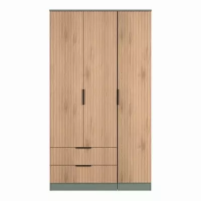 Jive Tall Triple Door 2 Drawer Wardrobe